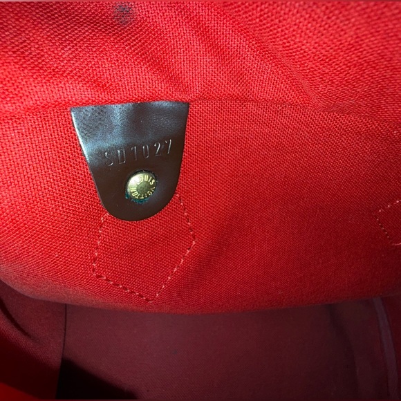 Authentic Louis Vuitton Damier Ebene Speedy 25- Vintage - Picture 8 of 8